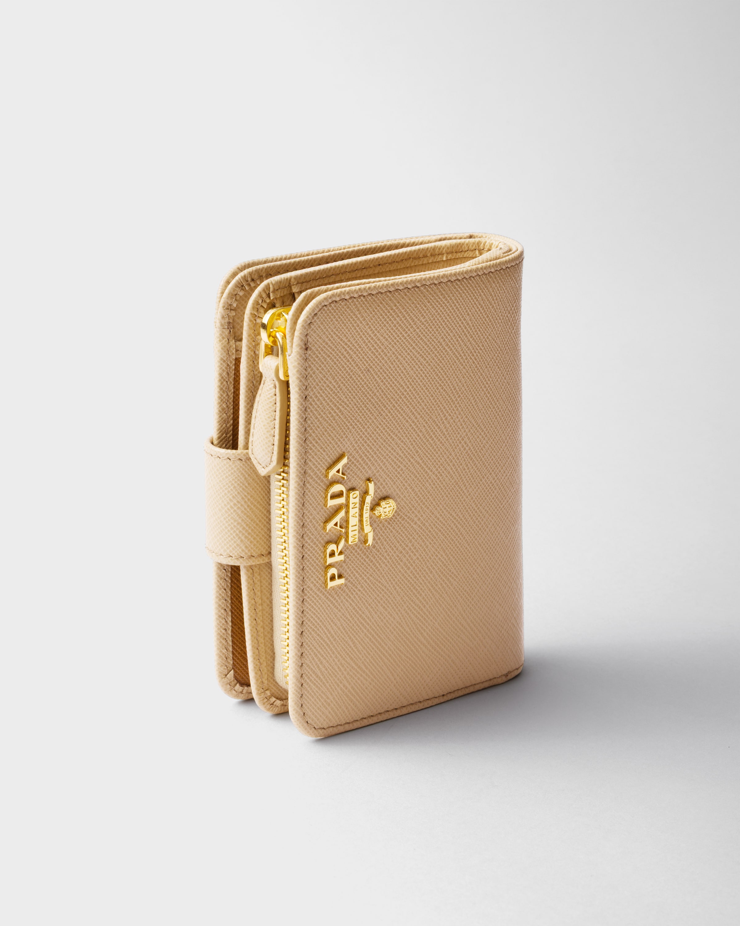 サンド／キャメル サフィアーノマルチカラー 財布 | PRADA