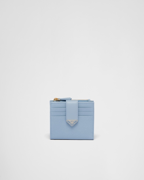 Prada Small Saffiano and leather wallet 1