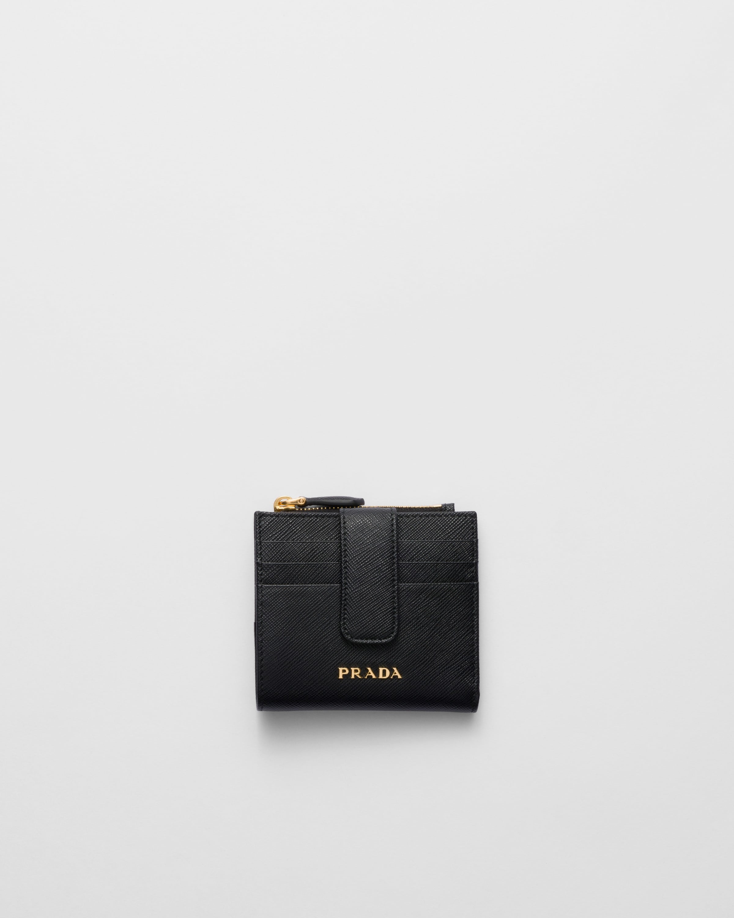 Cartera pequeña de piel Saffiano