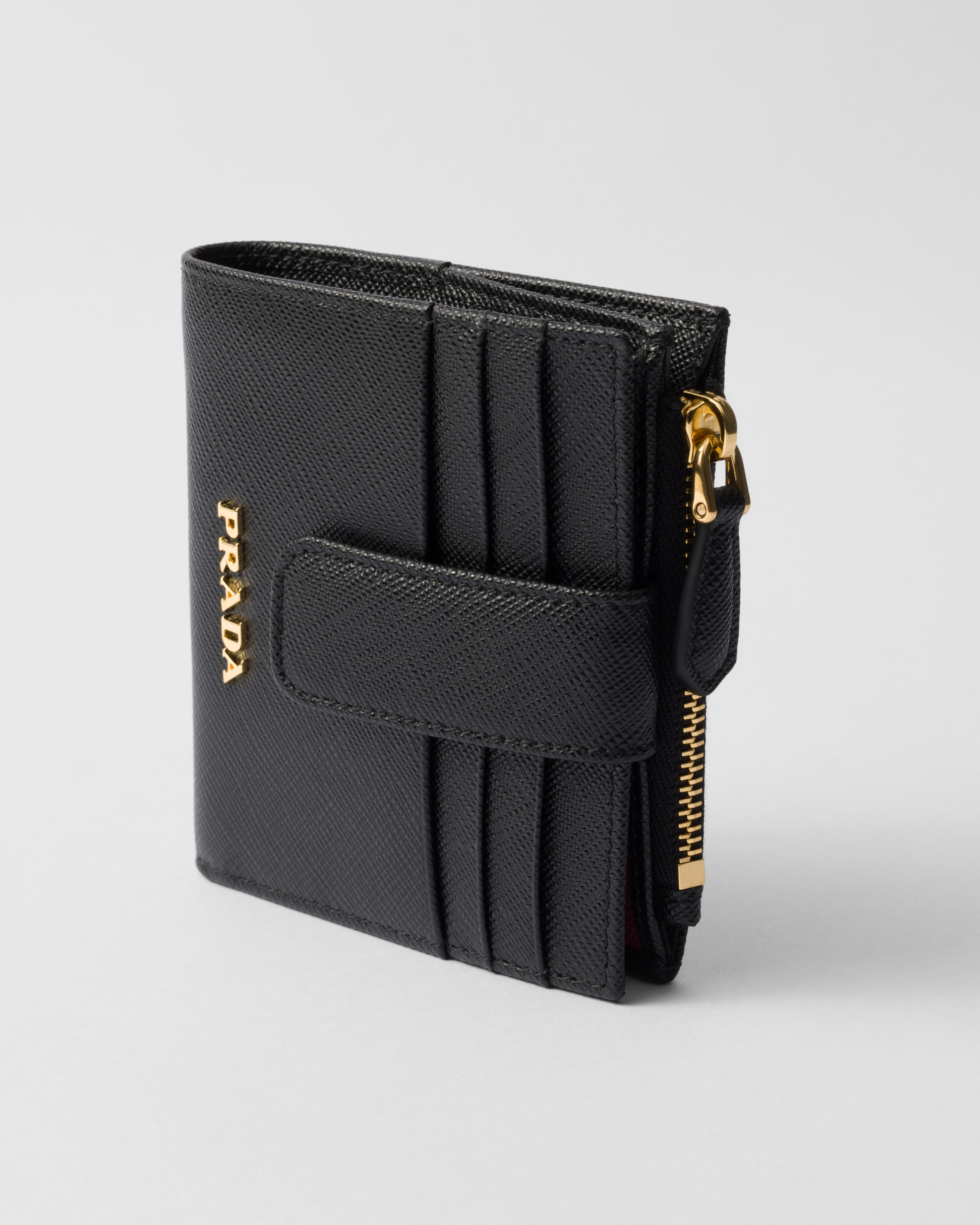 ブラック／ハイビスカス サフィアーノマルチカラー 財布 | PRADA - 日本