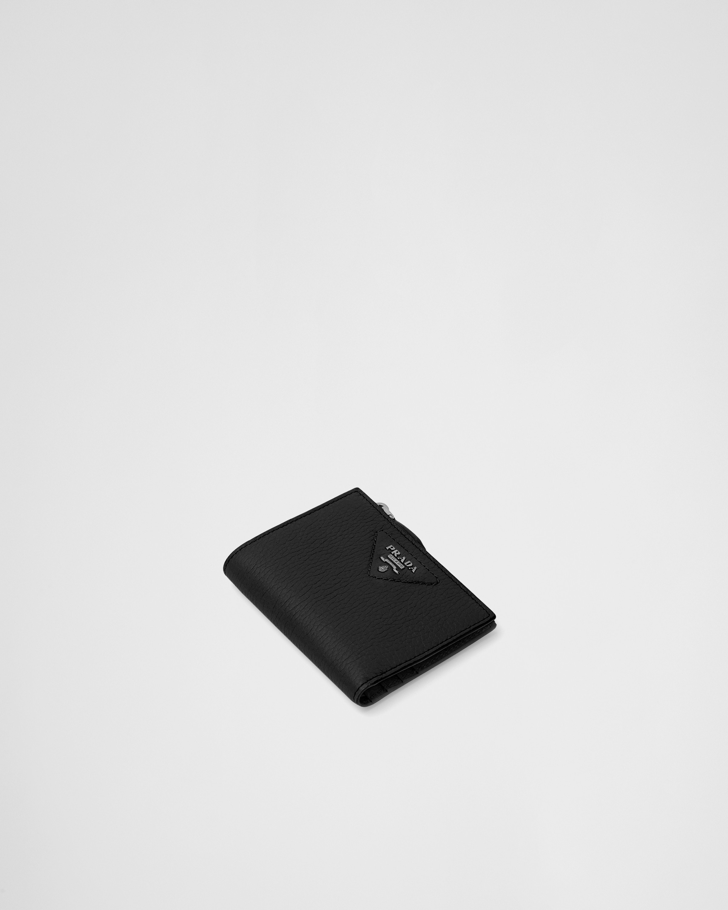 Prada small leather hotsell wallet