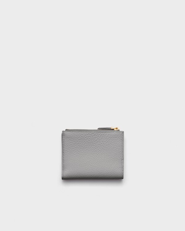 ヴィッテロダイノレザー ミニ財布 - ライトグレー ヴィッテロダイノレザー ミニ財布 - ライトグレー