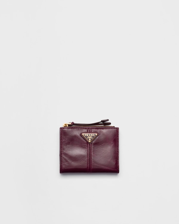 ナチュラル サフィアーノタブ 折り財布 | PRADA
