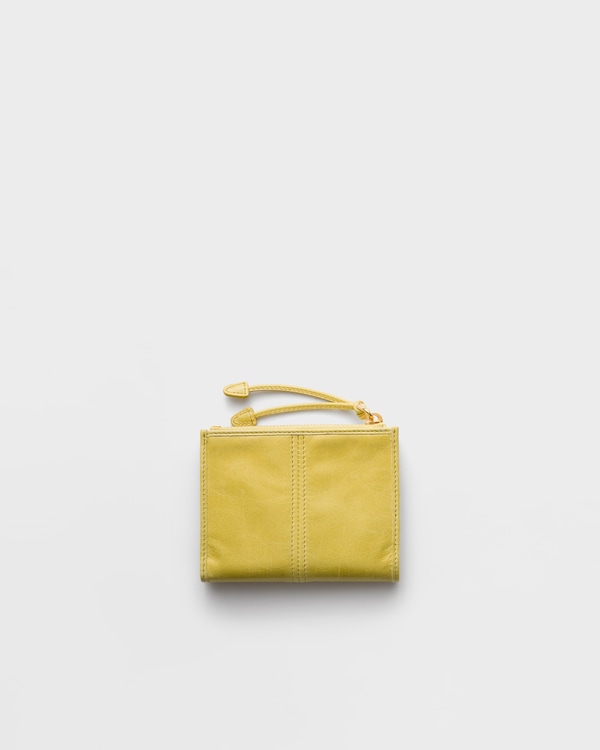 ソフトルックスレザー 財布 - シトロンイエロー ソフトルックスレザー 財布 - シトロンイエロー