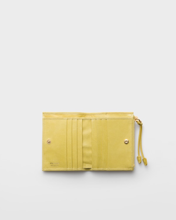 ソフトルックスレザー 財布 - シトロンイエロー ソフトルックスレザー 財布 - シトロンイエロー