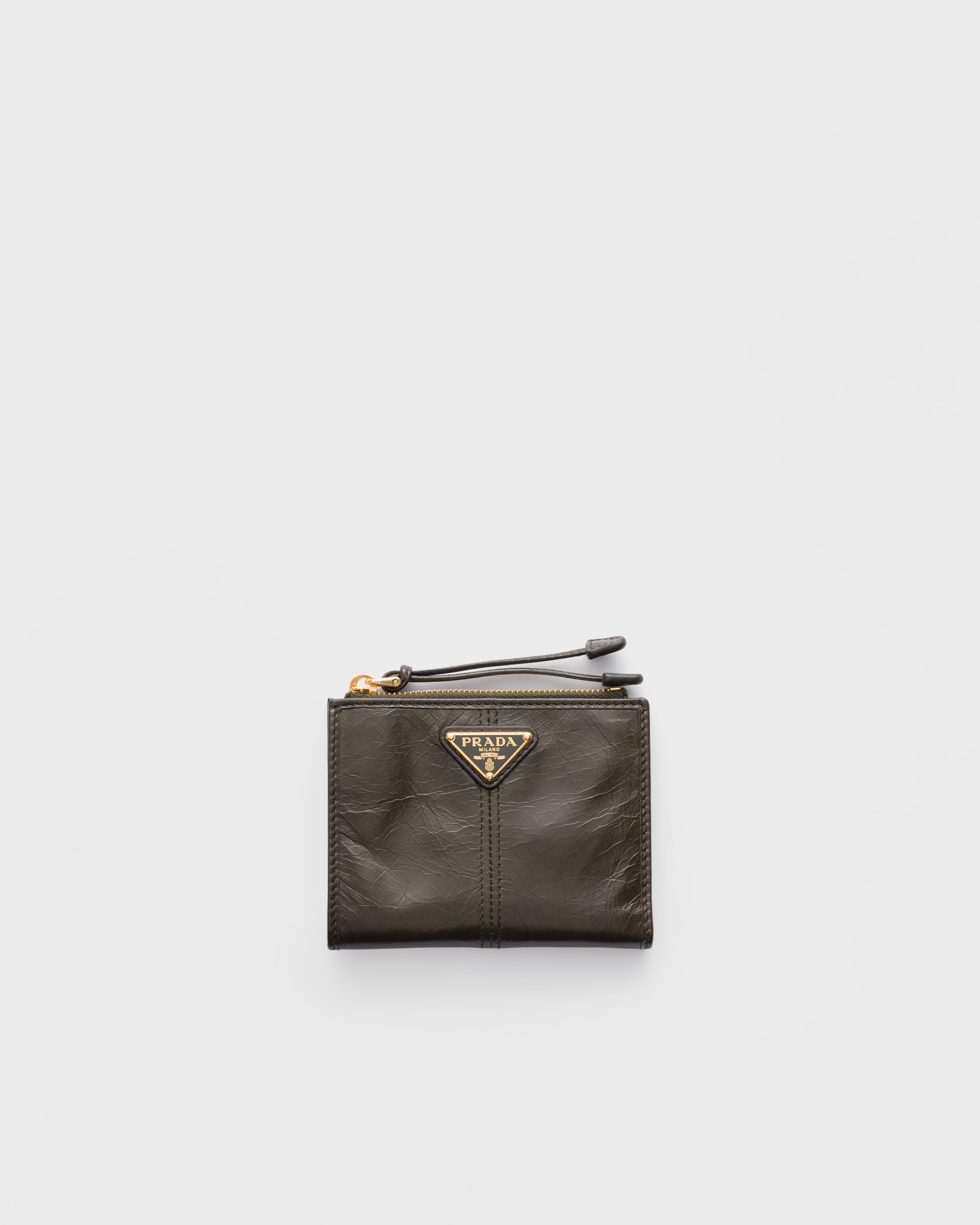 フォレストグリーン ソフトルックスレザー 財布 | PRADA - 日本