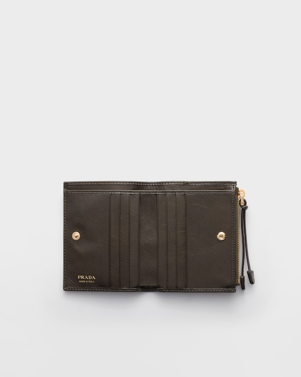 Small leather wallet - Forest Small leather wallet - Forest