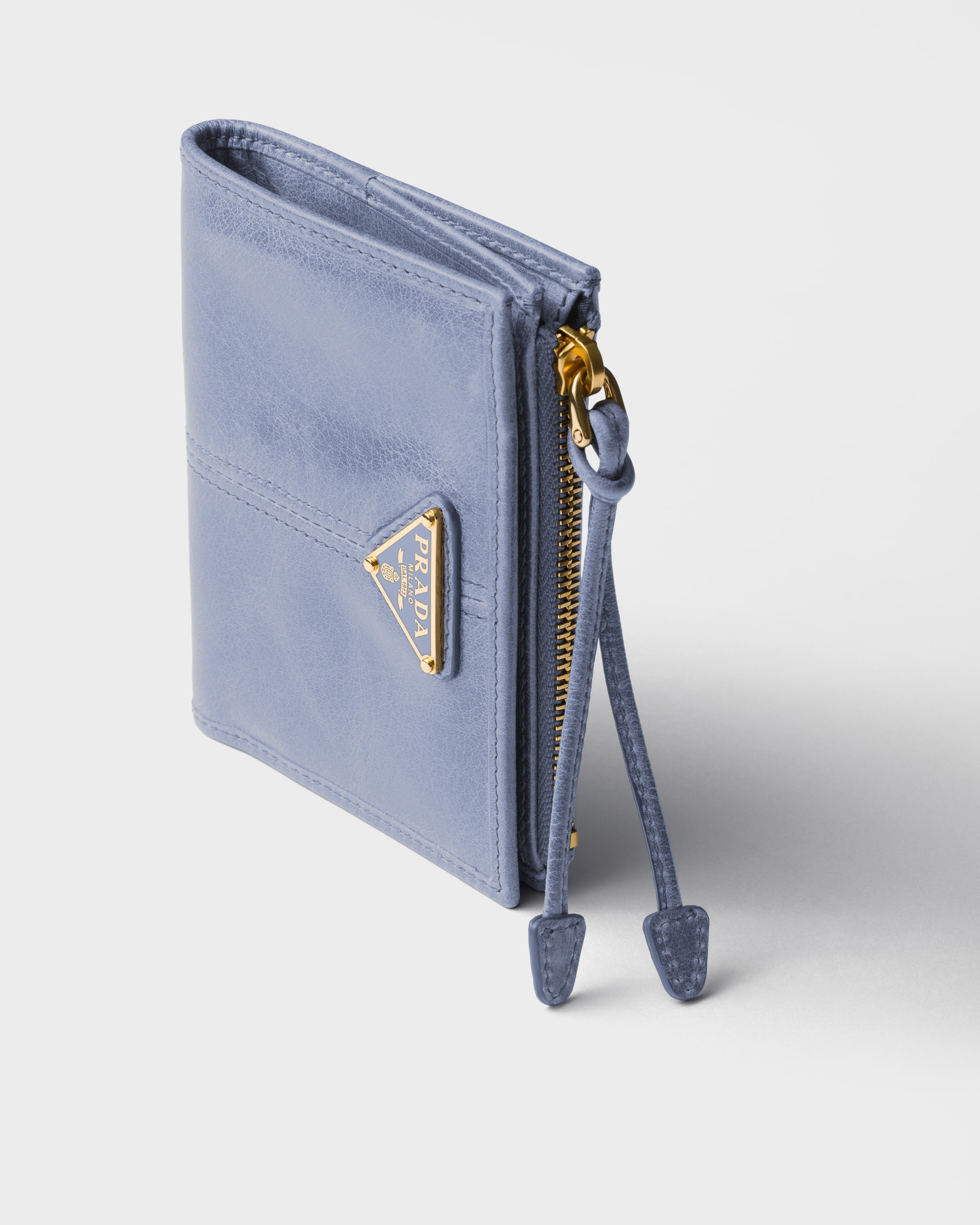 アビエーションブルー ソフトルックスレザー 財布 | PRADA