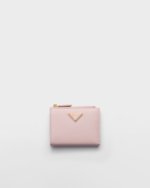 Small Saffiano leather wallet - Alabaster Pink Small Saffiano leather wallet - Alabaster Pink