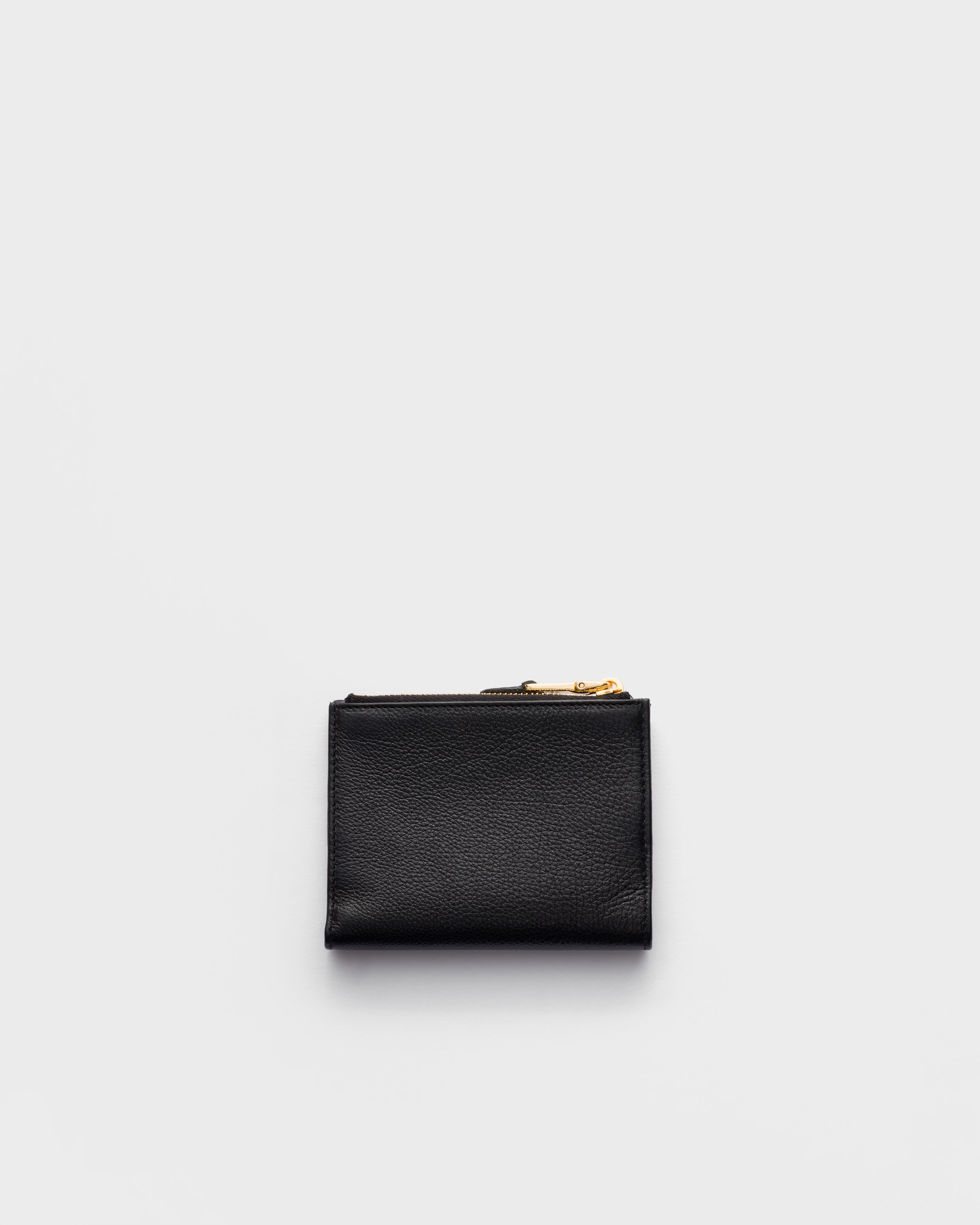 Black Small Leather Wallet | PRADA - United States