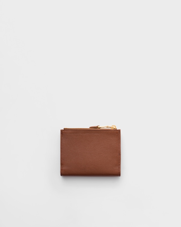 Small leather wallet - Chestnut Brown Small leather wallet - Chestnut Brown