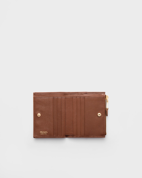 Small leather wallet - Chestnut Brown Small leather wallet - Chestnut Brown