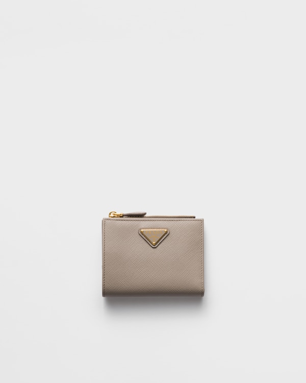 Petit portefeuille en cuir Saffiano Petit portefeuille en cuir Saffiano