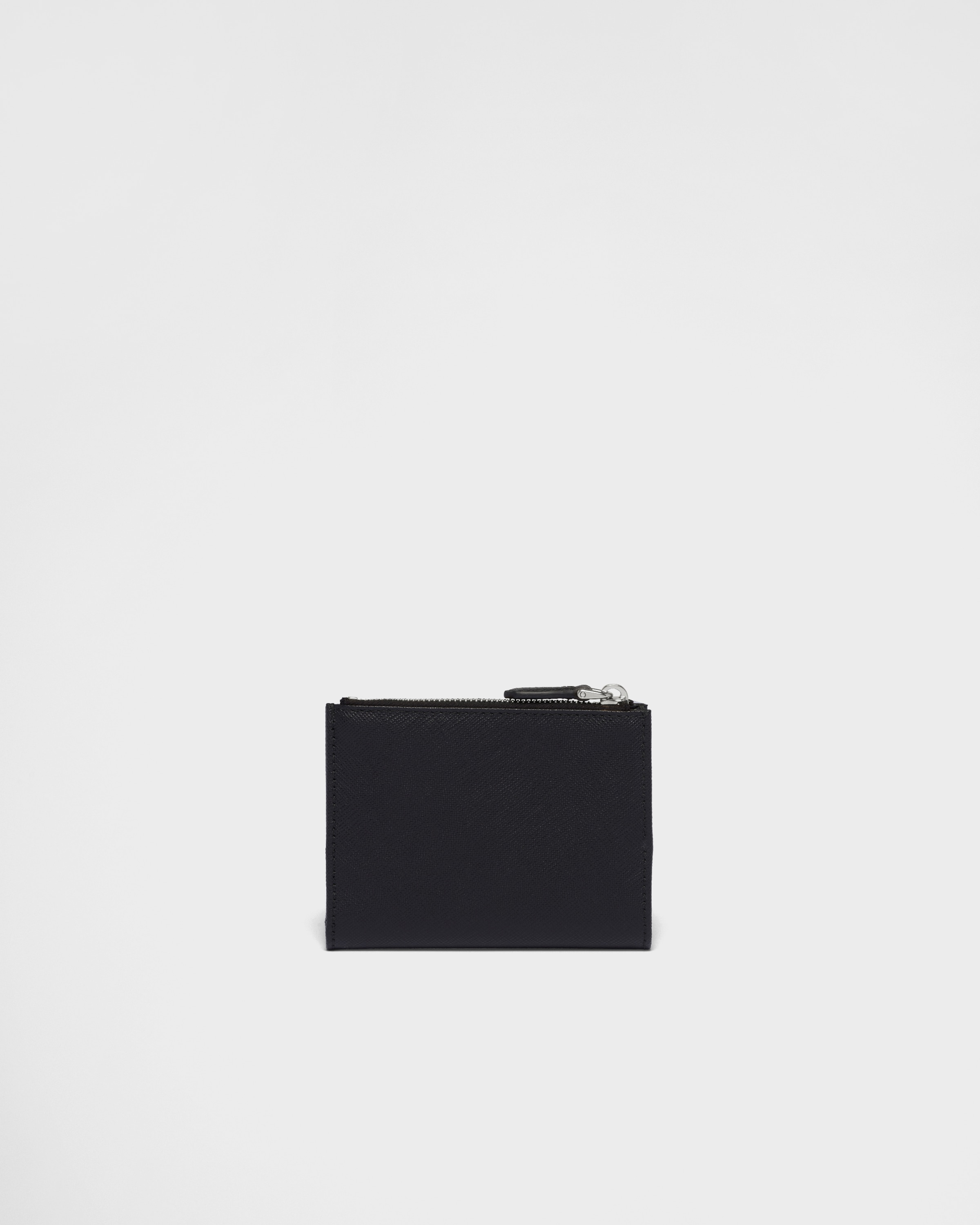Black Small Saffiano Leather Wallet PRADA