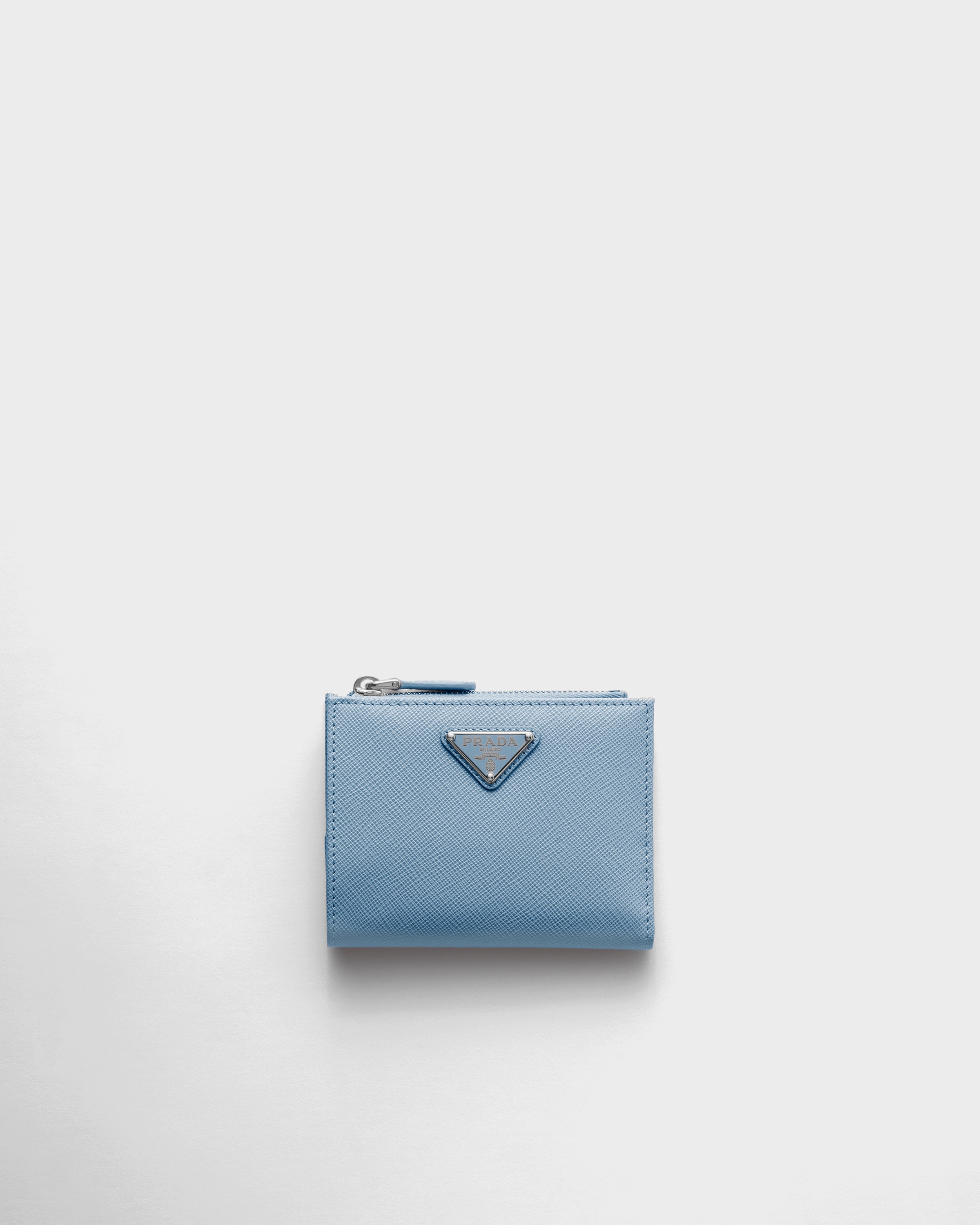 Cartera pequeña de piel Saffiano