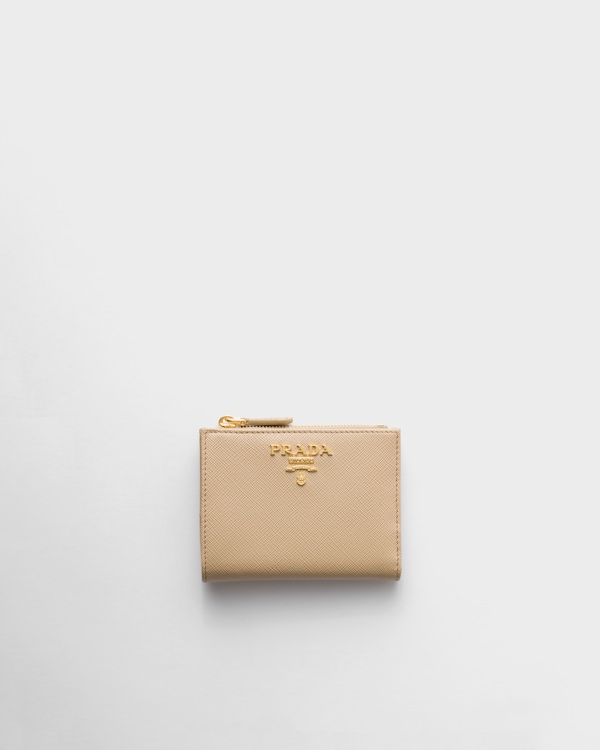 最新作の ブラック/ピンク PRADA | 財布 サフィアーノマルチカラー 小物