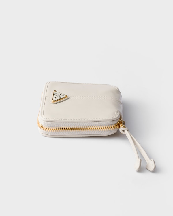 Small leather wallet - White Small leather wallet - White