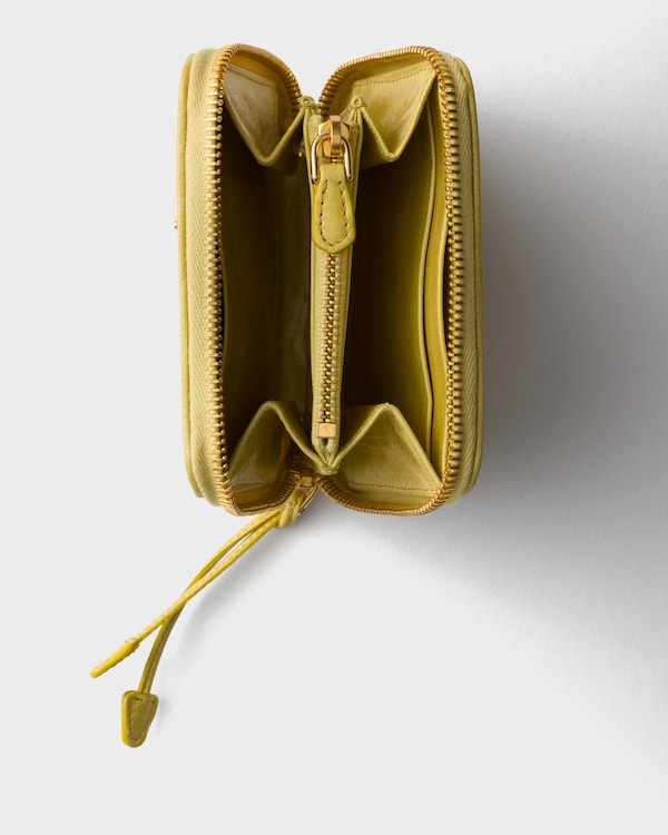 Small leather wallet - シトロンイエロー Small leather wallet - シトロンイエロー
