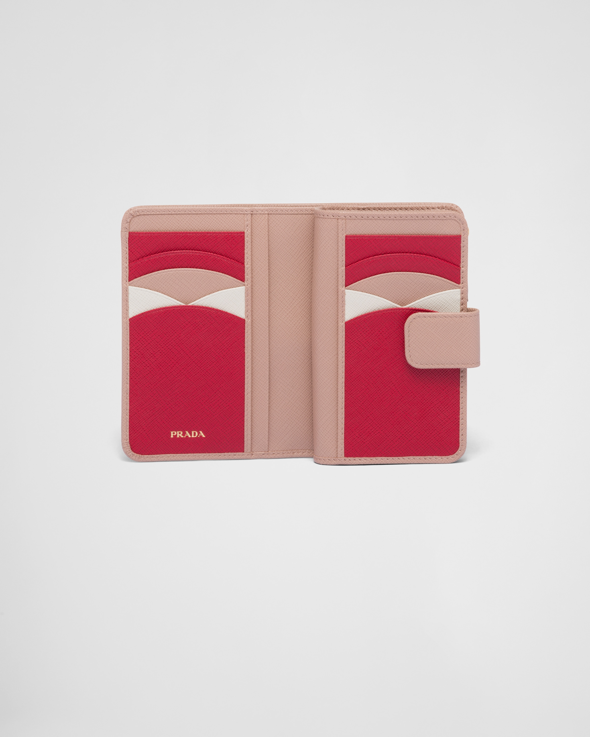 Prada Small Saffiano Leather Wallet 4