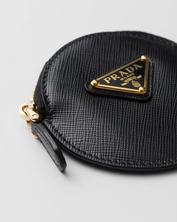 サフィアーノトライアングル コインケース - ブラック サフィアーノトライアングル コインケース - ブラック