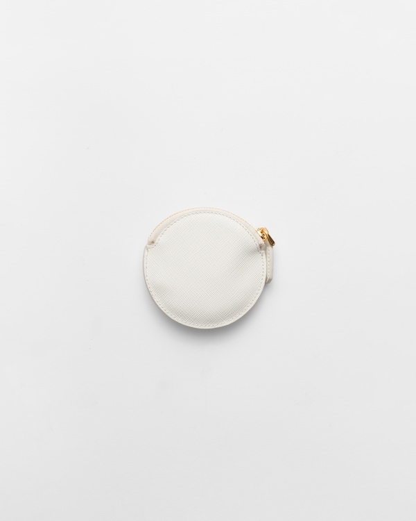 サフィアーノトライアングル コインケース - ホワイト サフィアーノトライアングル コインケース - ホワイト