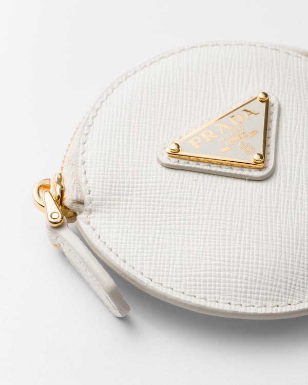 サフィアーノトライアングル コインケース - ホワイト サフィアーノトライアングル コインケース - ホワイト