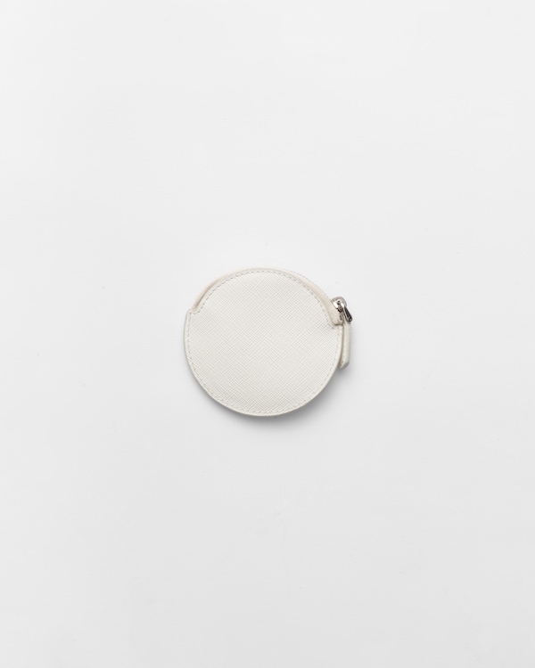 サフィアーノトライアングル コインケース - ホワイト サフィアーノトライアングル コインケース - ホワイト