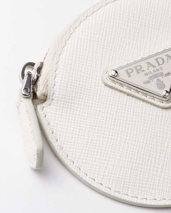 サフィアーノトライアングル コインケース - ホワイト サフィアーノトライアングル コインケース - ホワイト