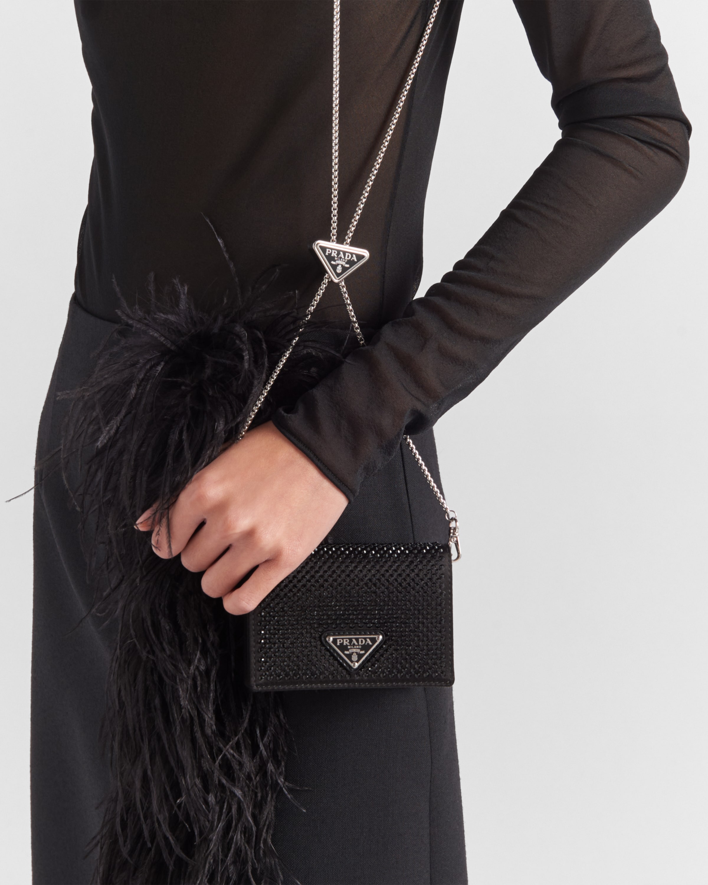 Card holder online prada