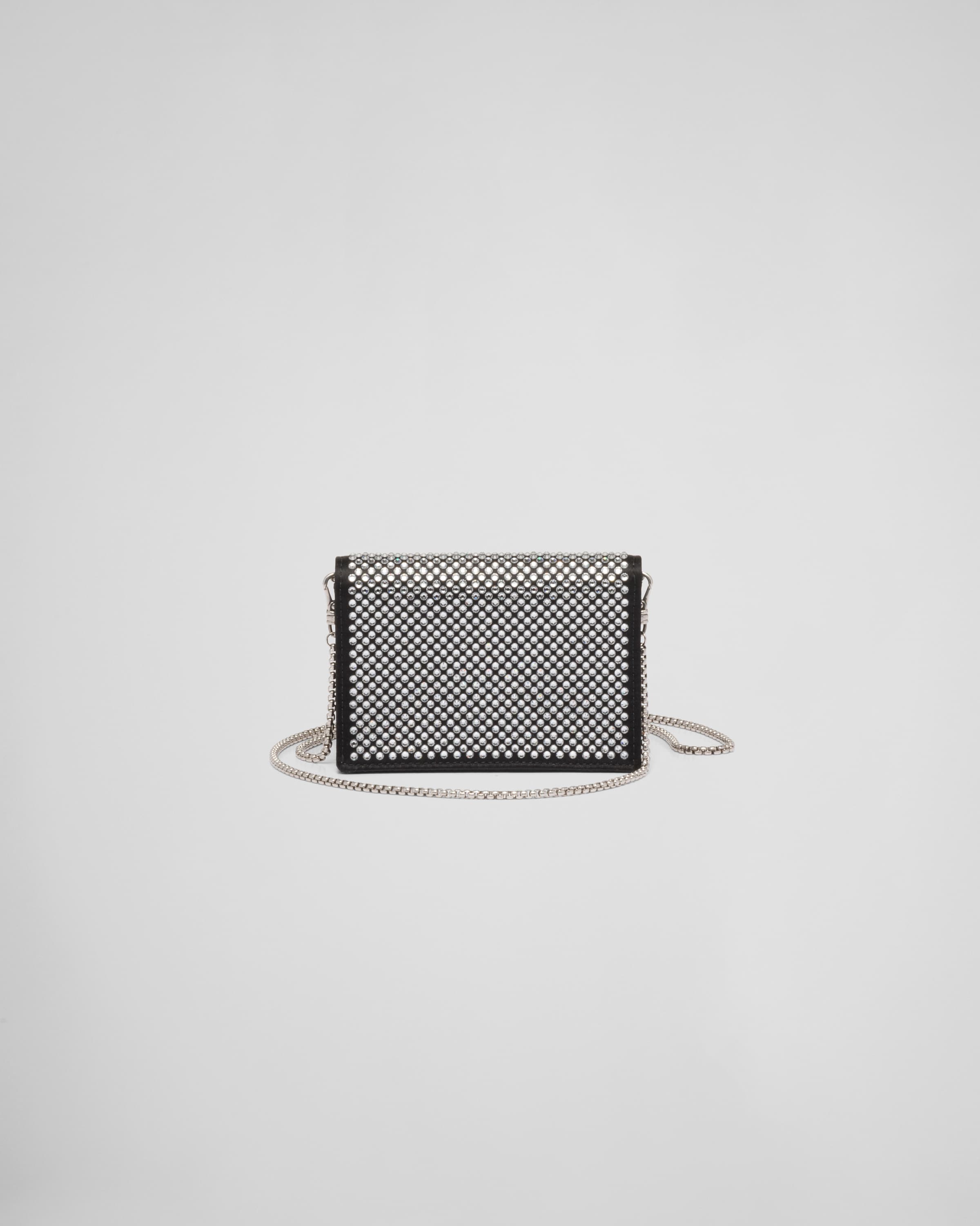 Prada Crystal-Embellished Card Holder