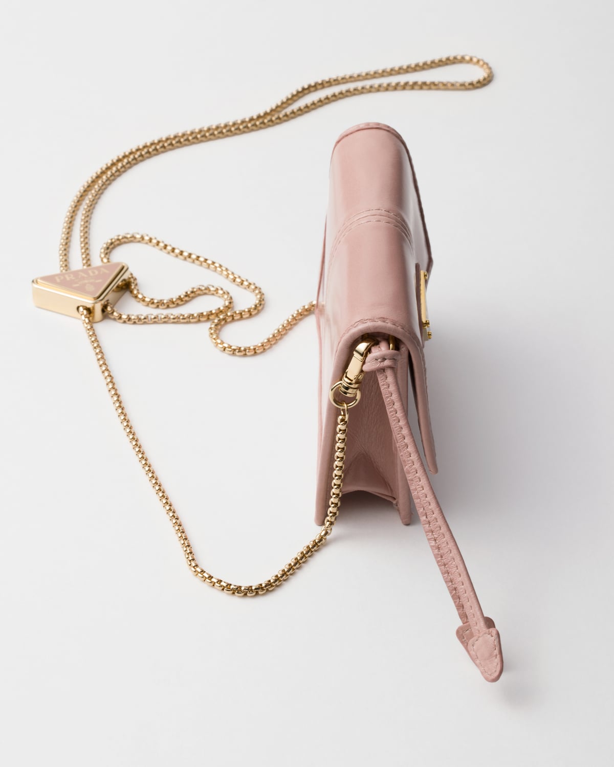 PRA 10 CARD HOLDER IN LIGHT PINK CALFSKIN main image 1