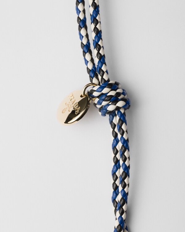 Porte-cartes avec bandoulière en cuir Porte-cartes avec bandoulière en cuir