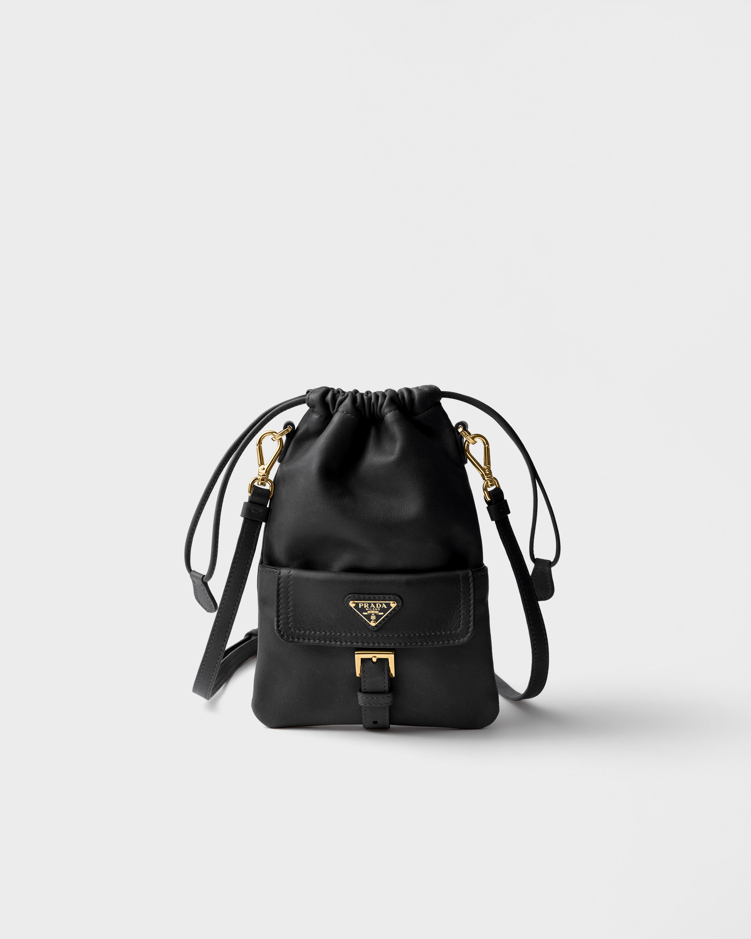 Black Nappa leather pouch | PRADA