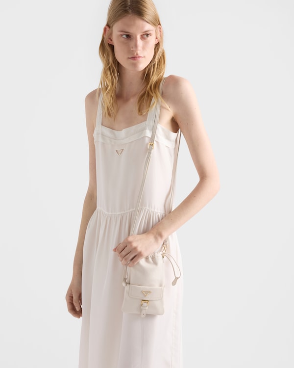 Nappa leather pouch - Chalk White Nappa leather pouch - Chalk White