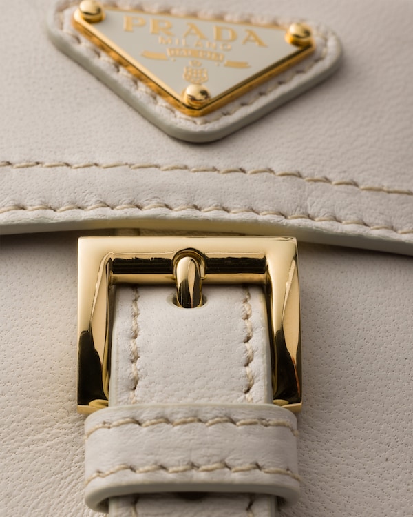 Nappa leather pouch - Chalk White Nappa leather pouch - Chalk White