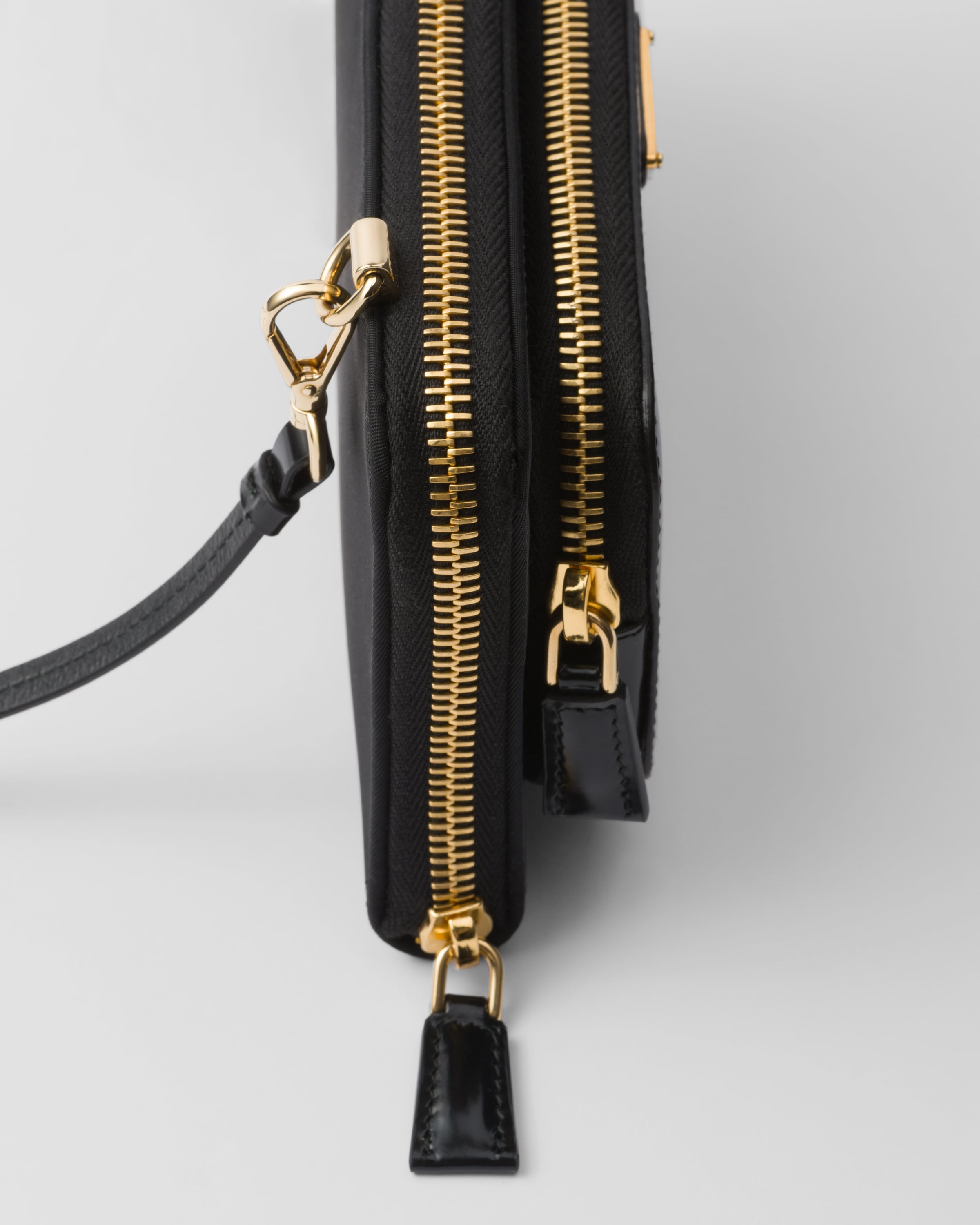 Prada wallet with shoulder strap discount