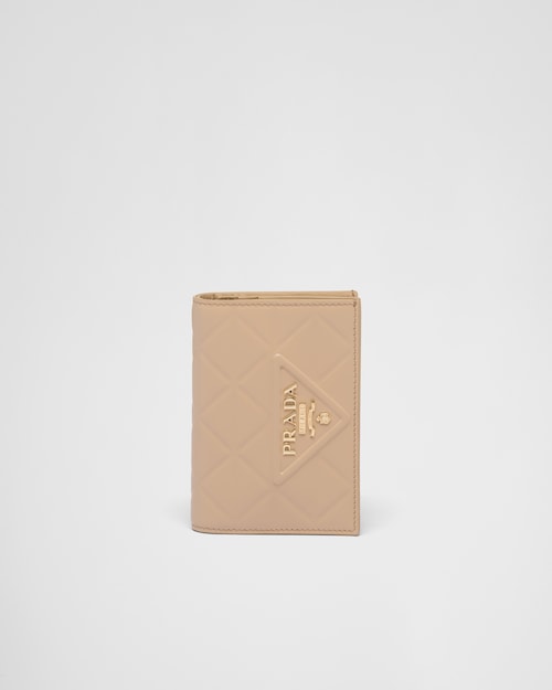Prada Petit portefeuille en cuir 1
