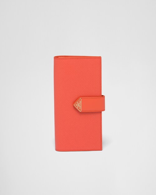 Prada Large Saffiano and leather wallet 1