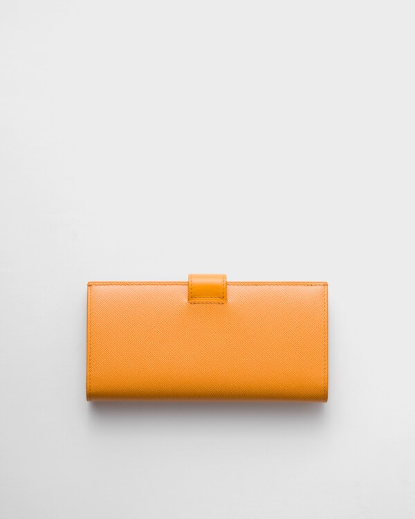 Large Saffiano and smooth leather wallet Large Saffiano and smooth leather wallet
