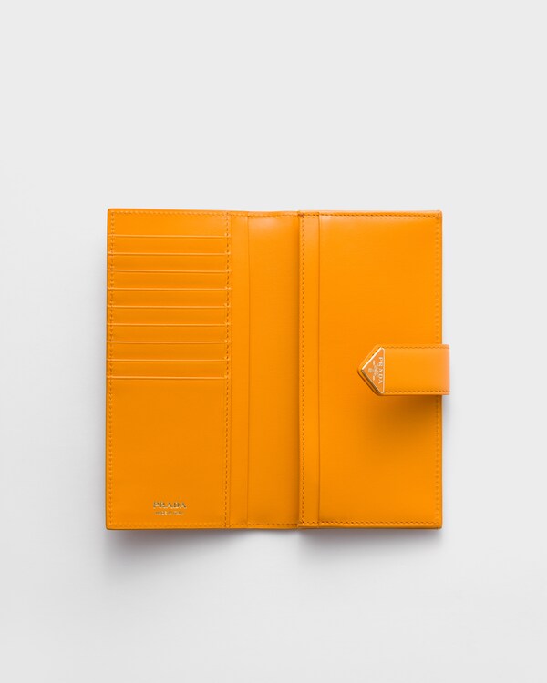 Large Saffiano and smooth leather wallet Large Saffiano and smooth leather wallet