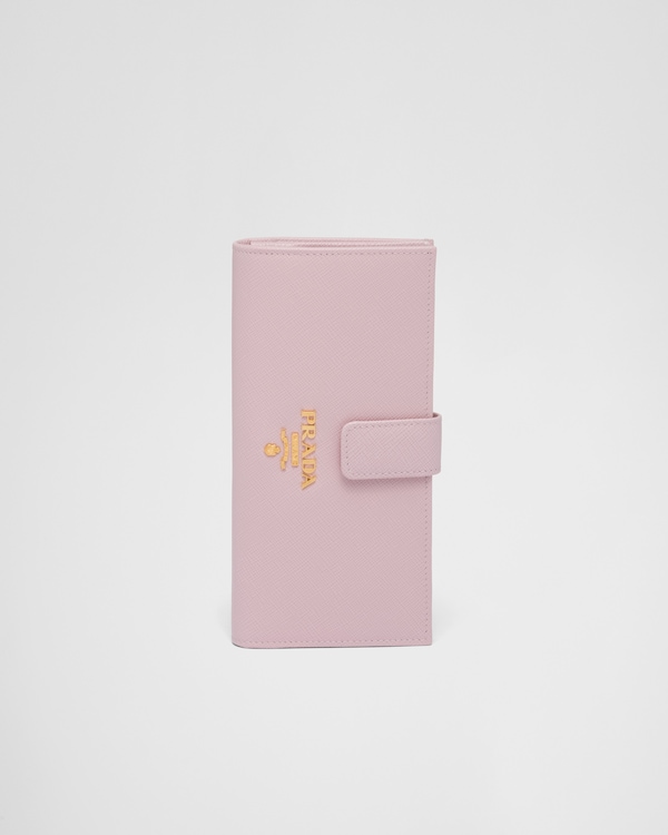 大好き ピンクベージュ サフィアーノトライアングル 財布 | PRADA 財布