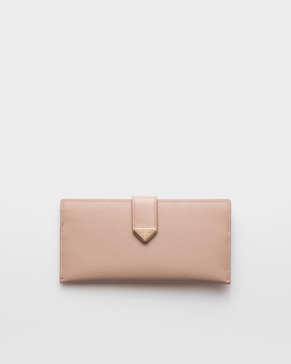 Black Large Saffiano Leather Wallet | PRADA