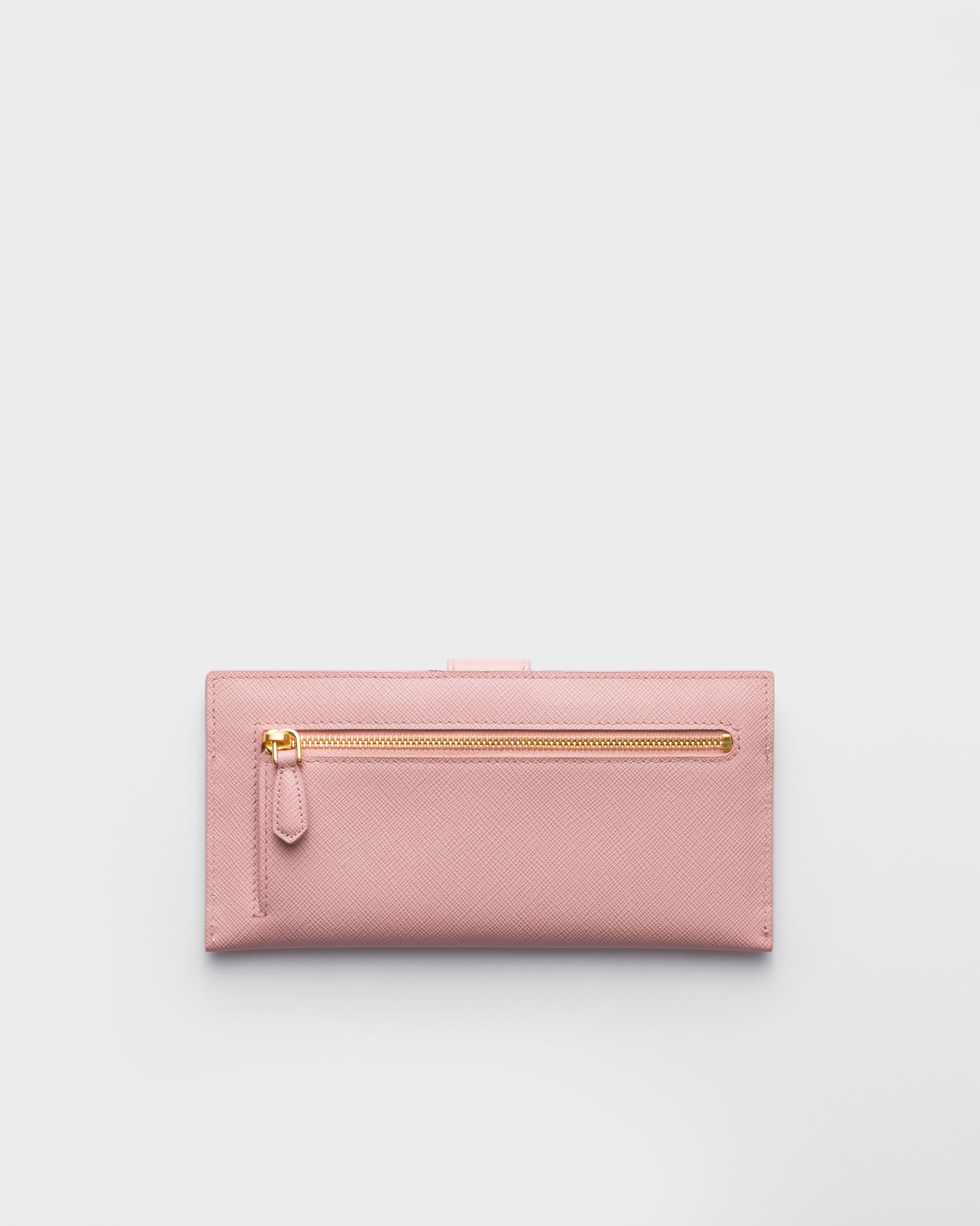 ペールピンク サフィアーノタブ 財布 | PRADA