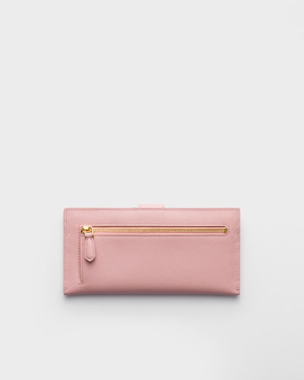 サフィアーノタブ 財布 - ペールピンク サフィアーノタブ 財布 - ペールピンク