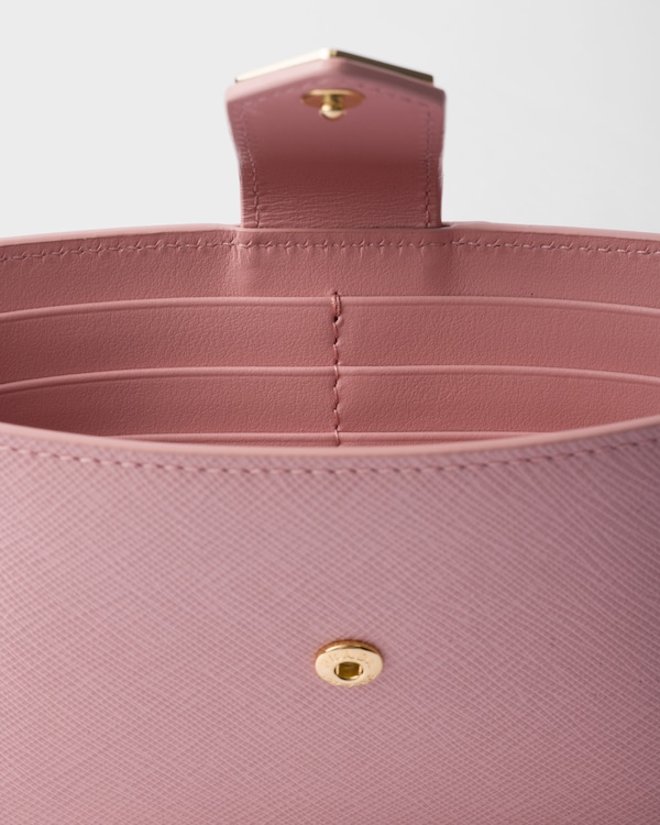 サフィアーノタブ 財布 - ペールピンク サフィアーノタブ 財布 - ペールピンク