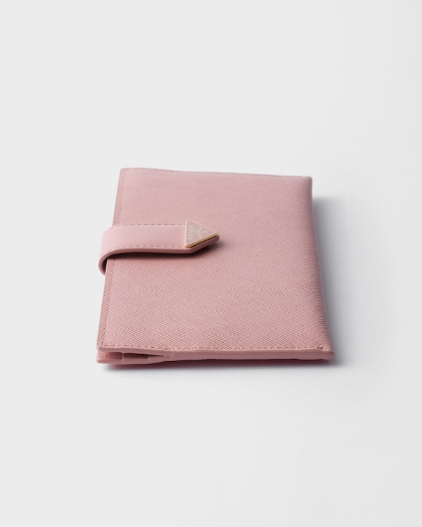 サフィアーノタブ 財布 - ペールピンク サフィアーノタブ 財布 - ペールピンク