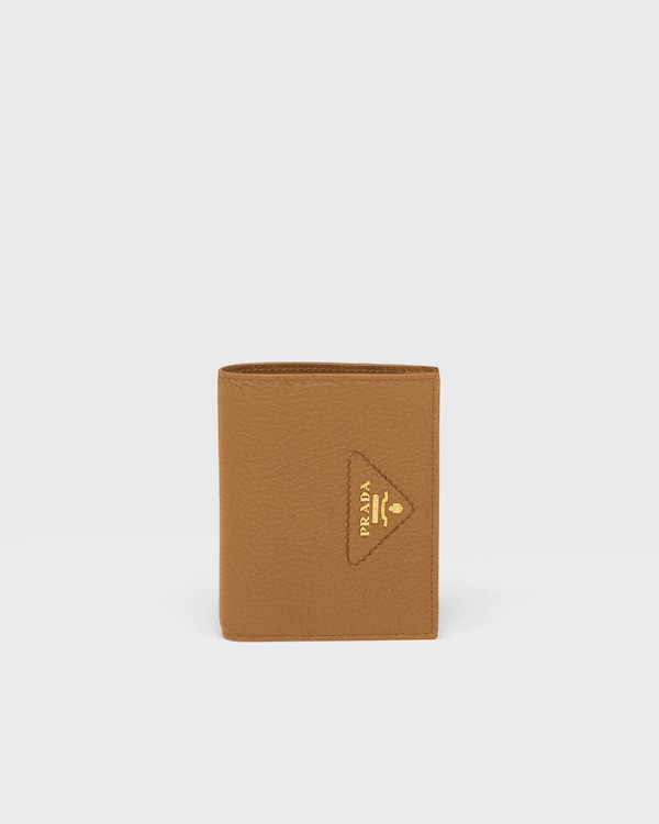 Pale Blue Small Saffiano Leather Wallet | PRADA