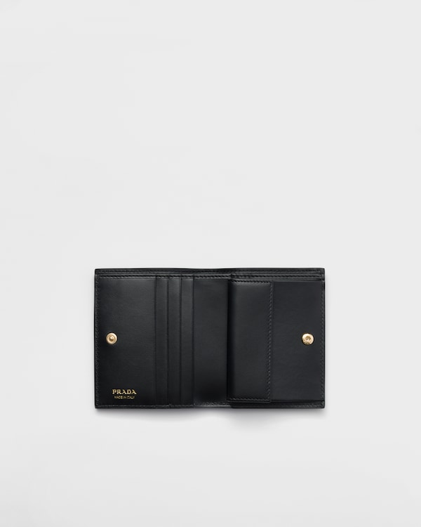Small leather wallet - Black Small leather wallet - Black