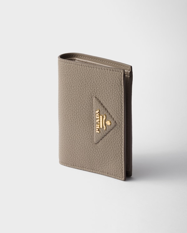 Small leather wallet - Clay Grey Small leather wallet - Clay Grey