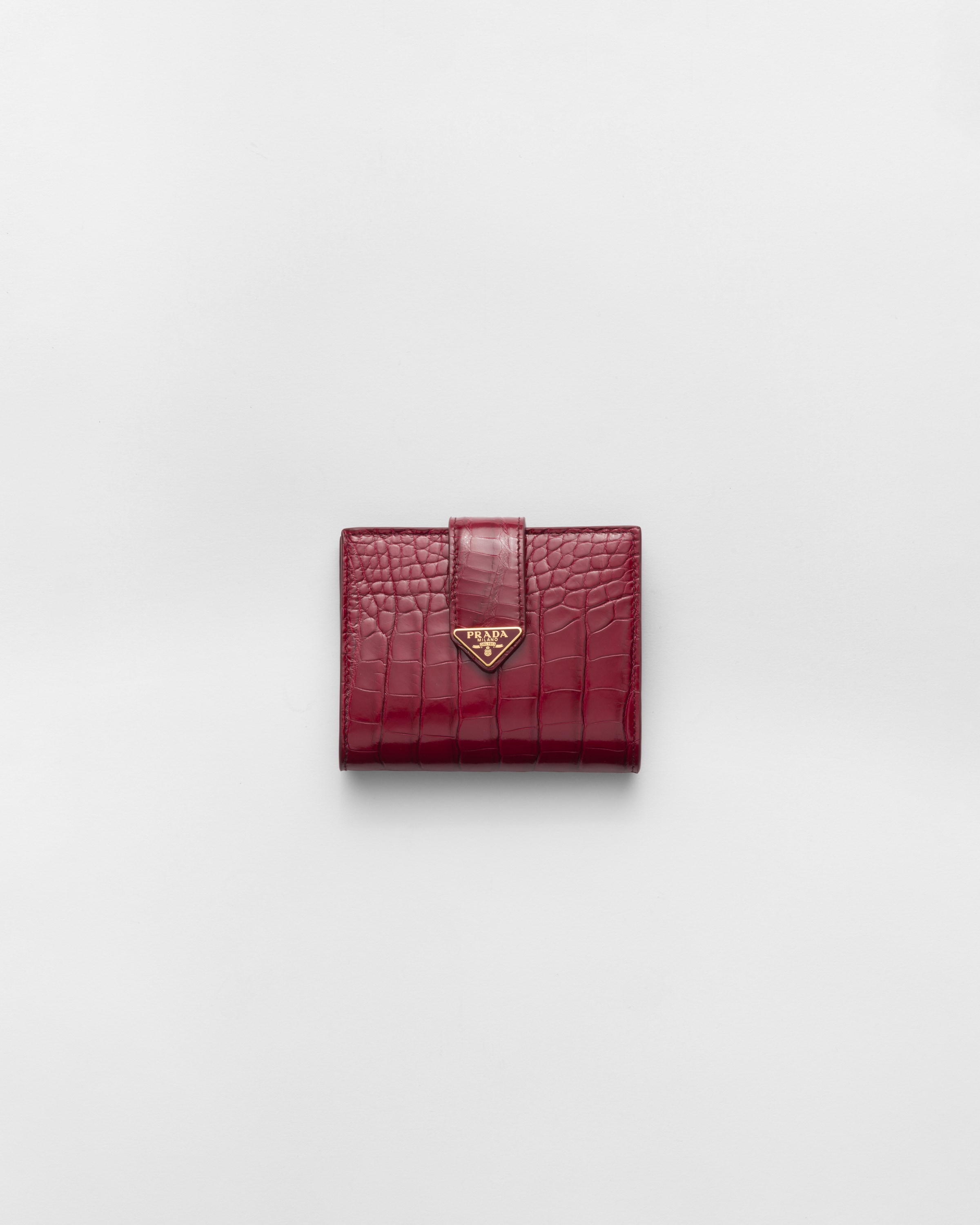 Prada crocodile wallet online